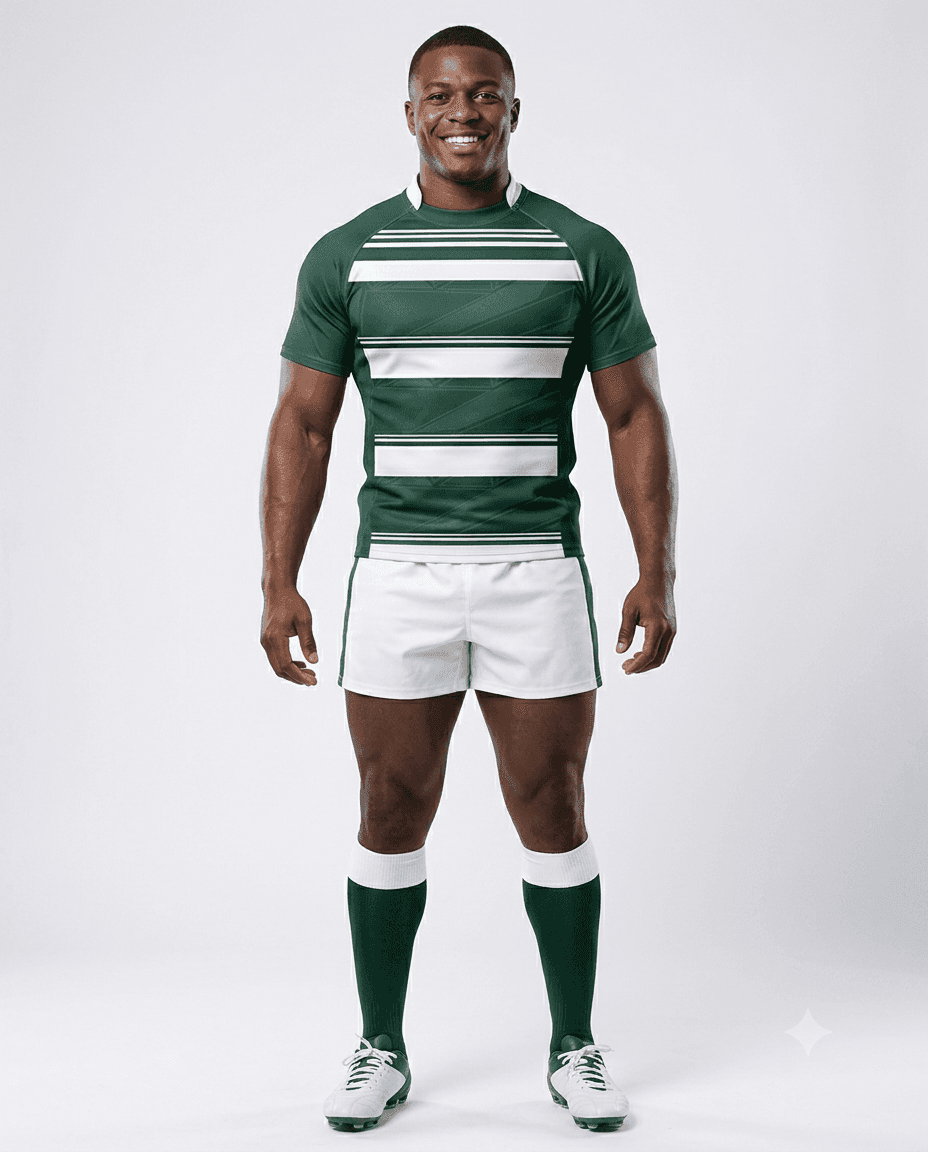 Rugby Men's Heritage Stripe Rugby Game Uniform Set