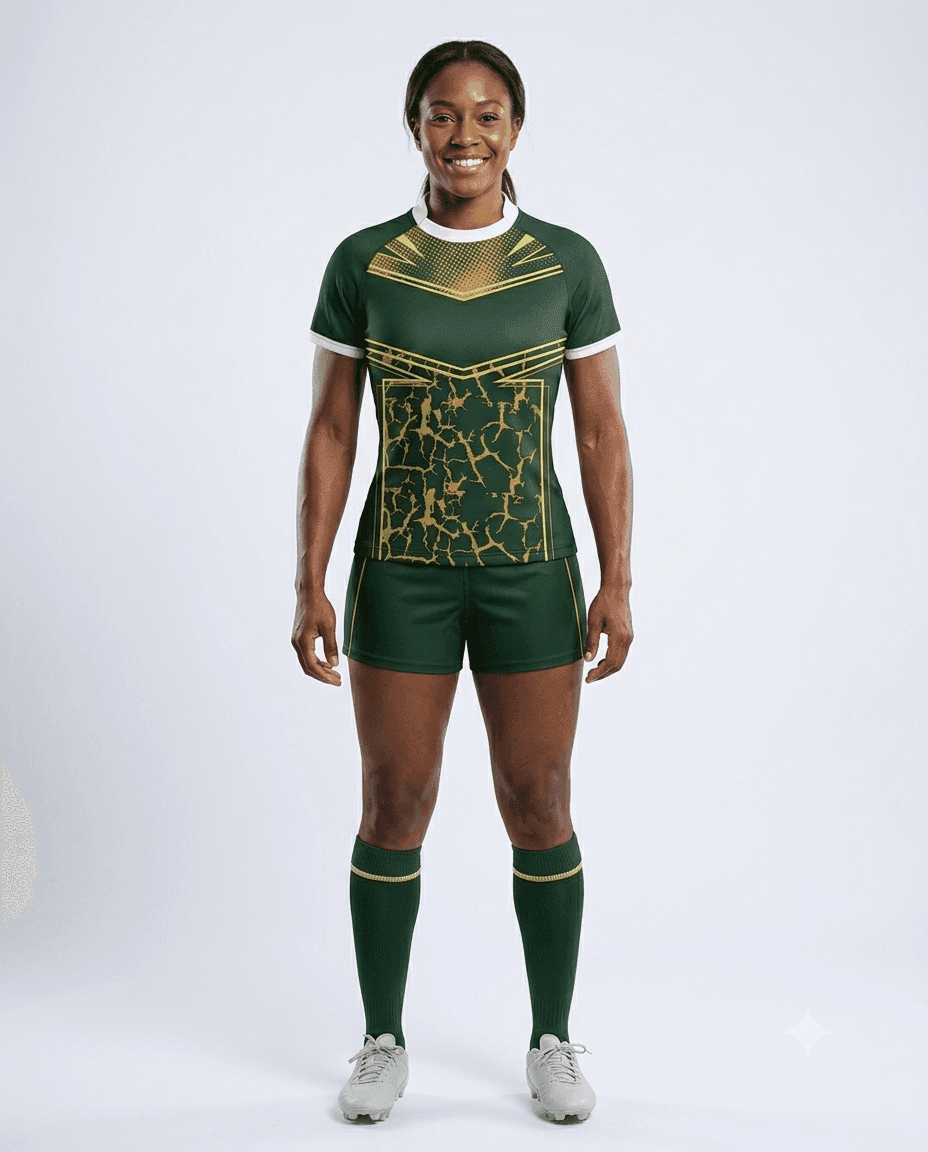 Rugby Women's Molten Forest Rugby Game Uniform Set