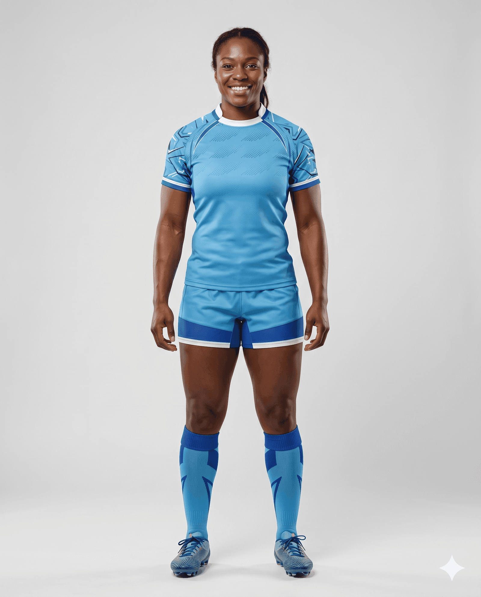 Rugby Women's Sky Bolt Rugby Game Uniform Set