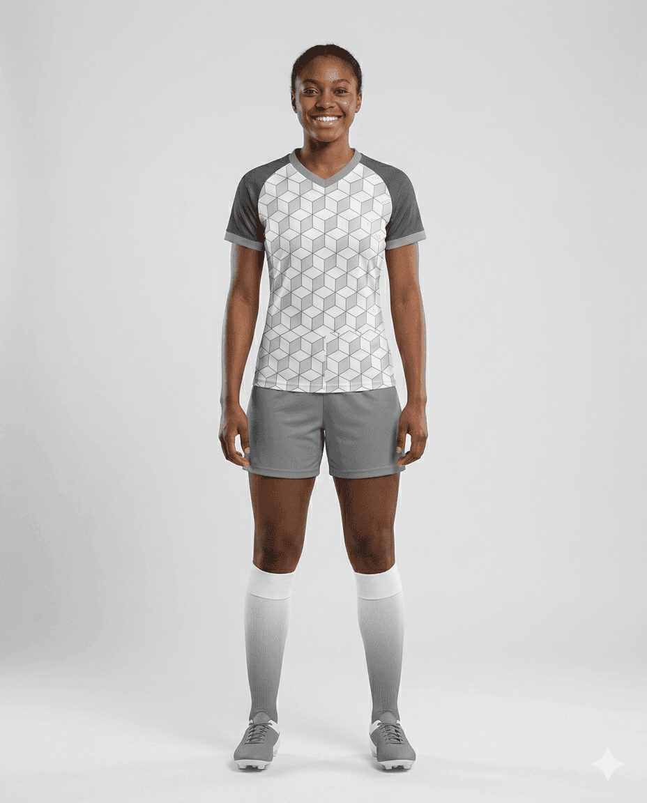 Soccer Stone Hex Women Soccer Uniform