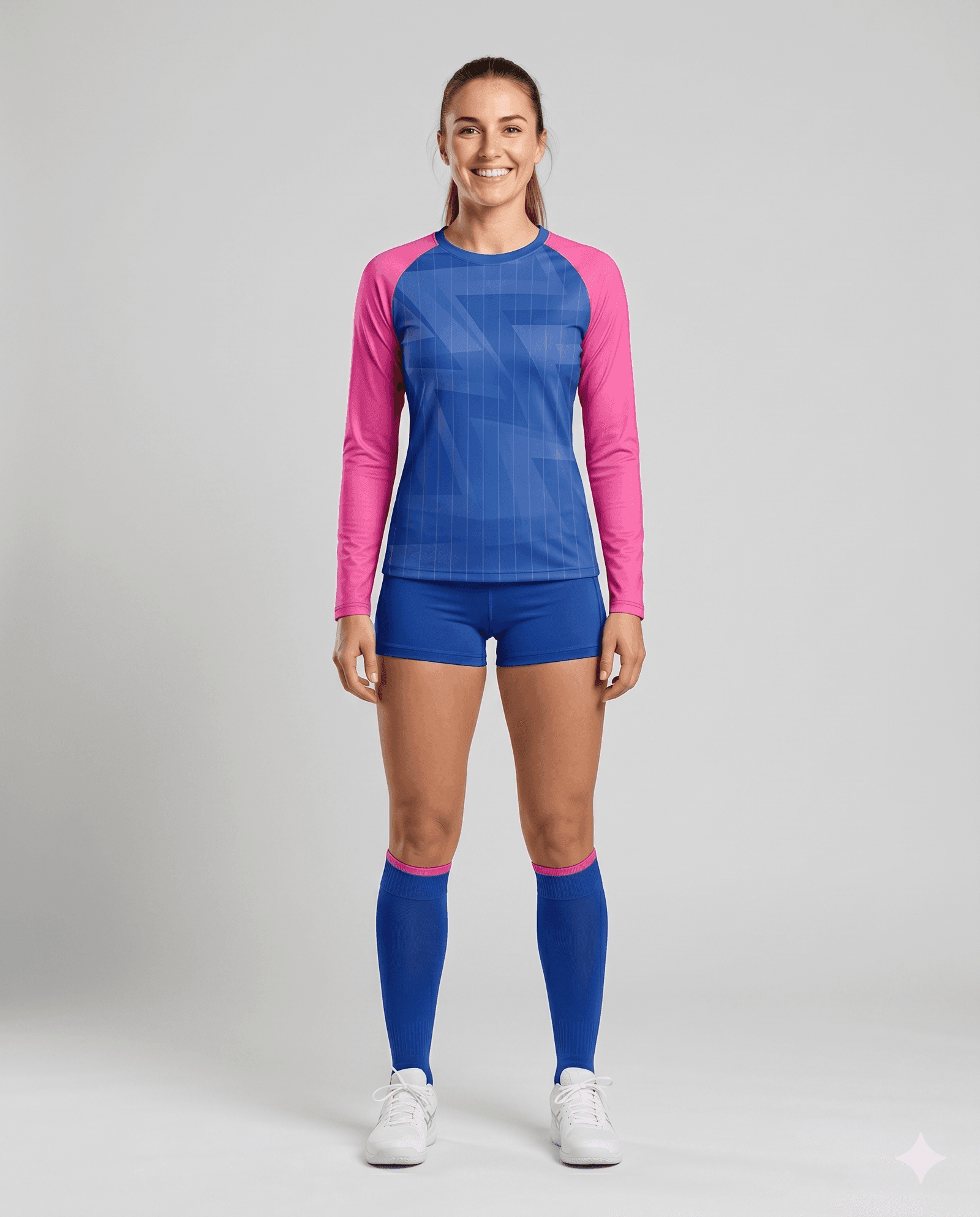 Volleyball Women's Volleyball Rose Raglan Long-Sleeve Set